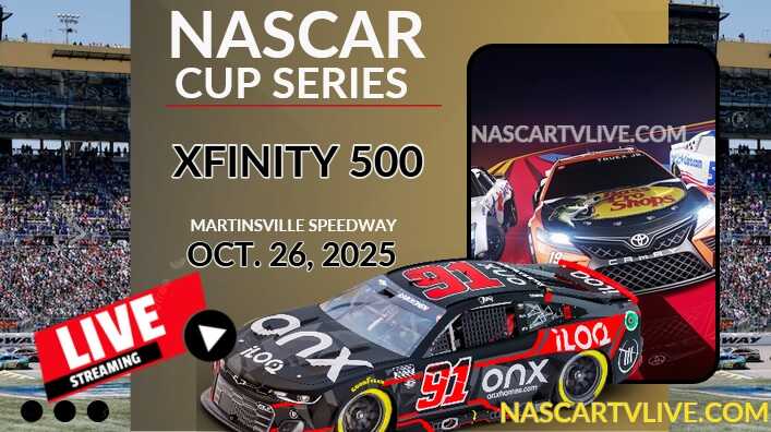Xfinity 500 NASCAR Cup Live Stream 2025: Full Replay slider